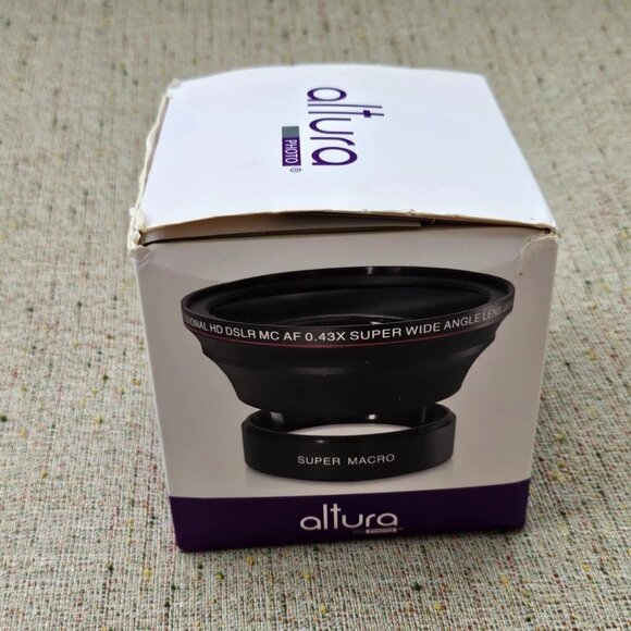 Altura Camera Lens 52mm Wide Angle Lens Compatible W/ all Camera MC HD 0.43X - Picture 11 of 12
